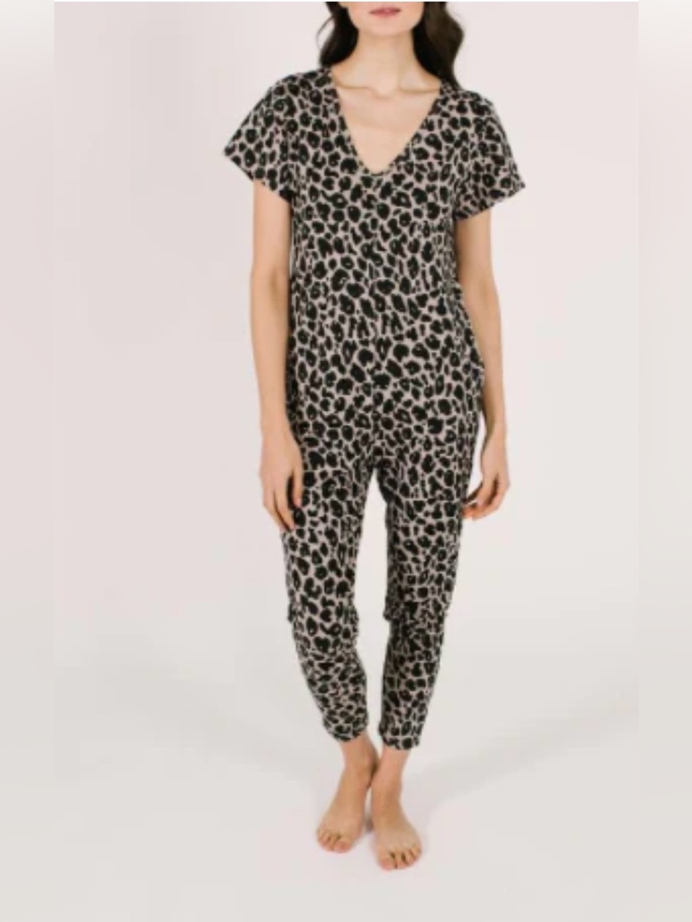 Smash + Tess Sunday Romper Lexi Leopard Size XS Jumpsuit